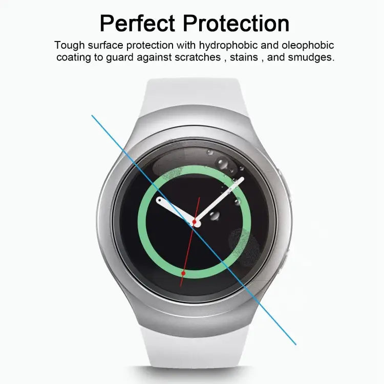 2 PCS ENKAY Hat-Prince for Samsung Gear S2 Smart Watch 0.2mm 9H Surface Hardness 2.15D Explosion-proof Tempered Glass
