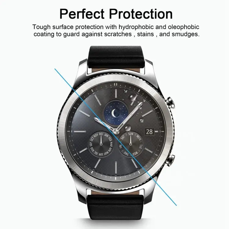 2 PCS ENKAY Hat-Prince for Samsung Gear S3 Smart Watch 0.2mm 9H Surface Hardness 2.15D Explosion-proof Tempered Glass
