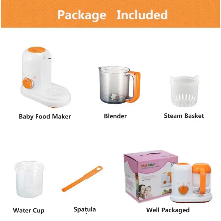 2 PCS Food Supplement Cooking Mixing One Multifunctional Electric Mini Baby Food Cooking Machine - Food Supplement