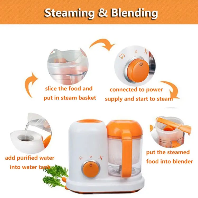 2 PCS Food Supplement Cooking Mixing One Multifunctional Electric Mini Baby Food Cooking Machine - Food Supplement
