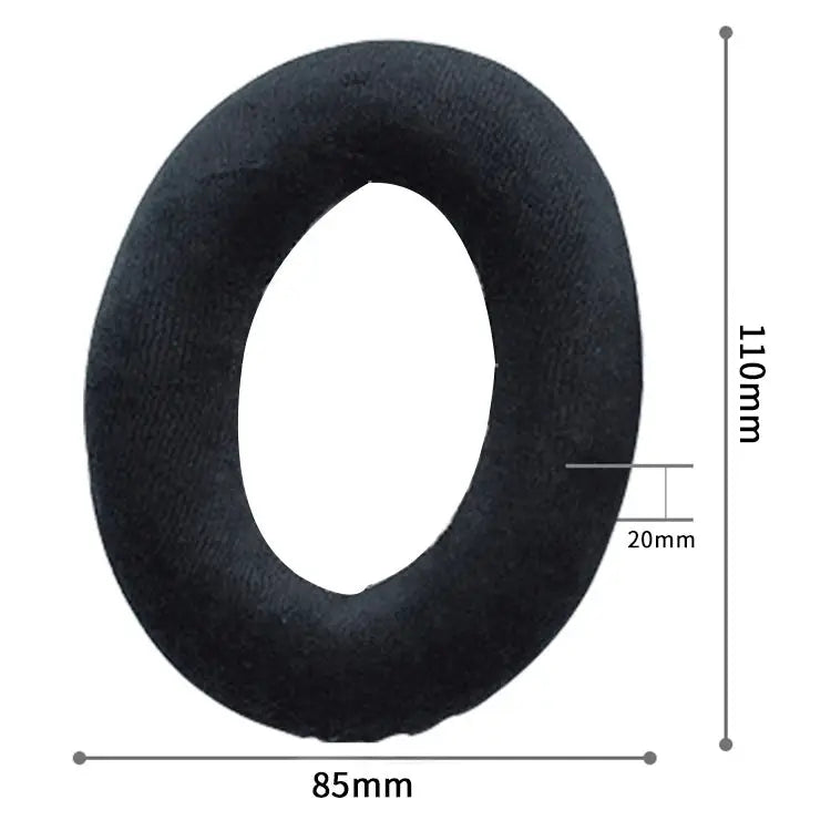 2 PCS For Sennheiser HD515 / HD555 / HD595 / HD598 / HD558 / PC360 Flannel Earphone Cushion Cover Earmuffs Replacement