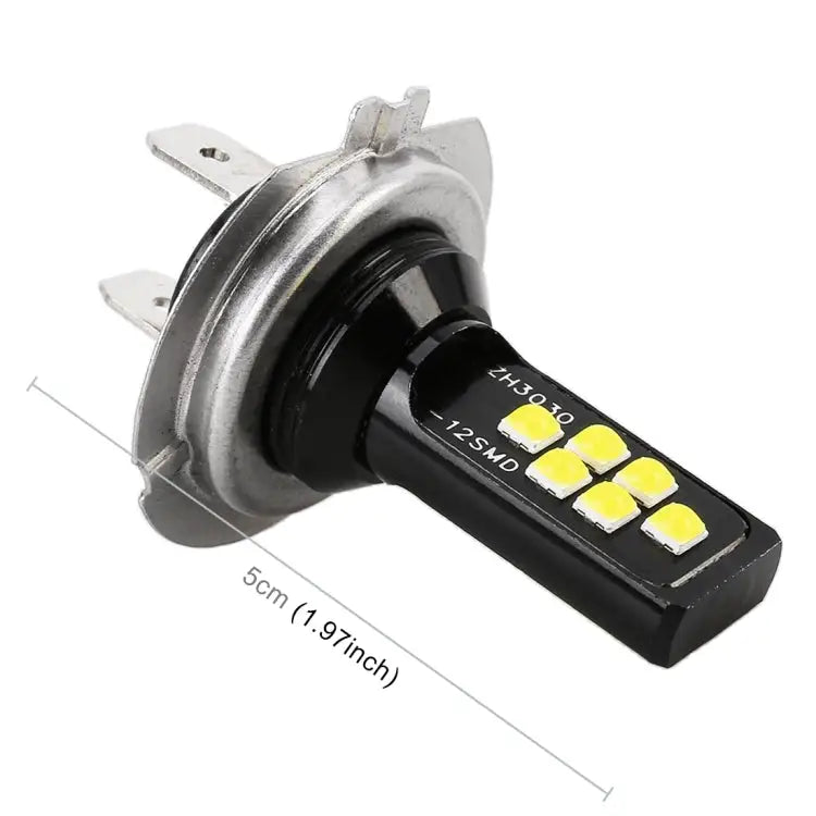 2 PCS H7 DC9-16V / 3.5W / 6000K / 320LM Car Auto Fog Light 12LEDs SMD-ZH3030 Lamps with Constant Current H7 - H7