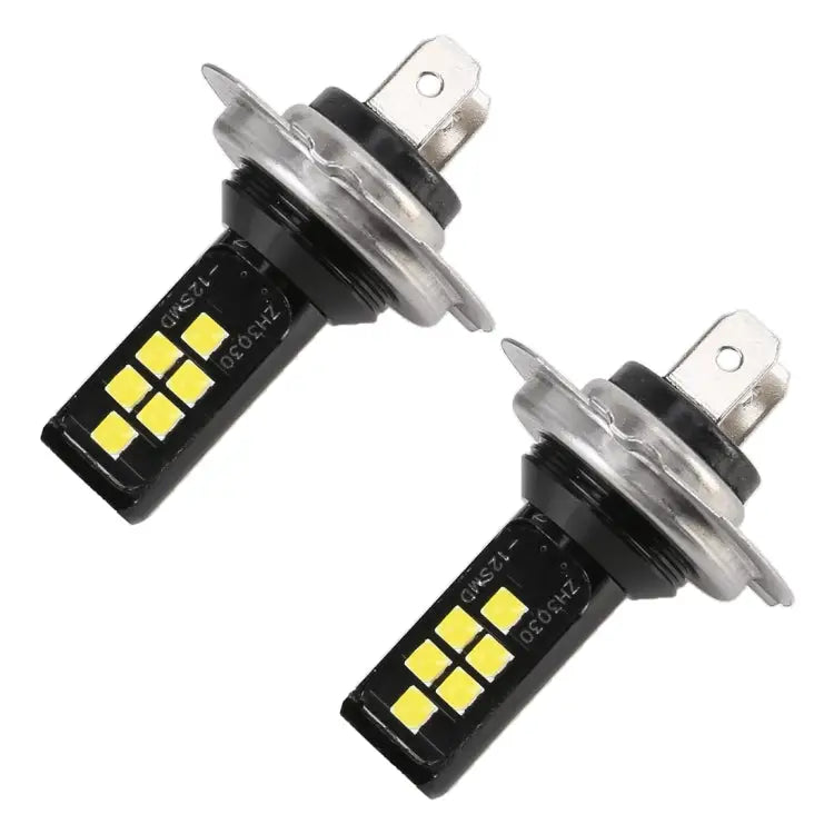 2 PCS H7 DC9-16V / 3.5W / 6000K / 320LM Car Auto Fog Light 12LEDs SMD-ZH3030 Lamps with Constant Current H7 - H7