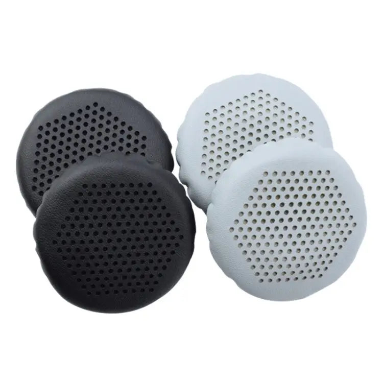 2 PCS Headphones Leather Earmuffs For Edifier W570BT / W670BT Black Silver Gray - Black