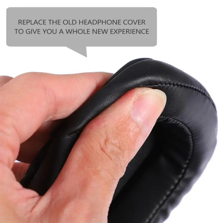 2 PCS Headset Sponge Earpads For Logitech G633 / G933 Black Gel - Black Gel