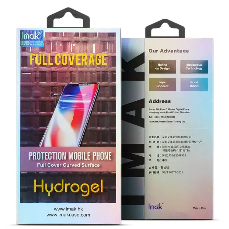 2 PCS IMAK Curved Full Screen Hydrogel Film 3 Back Protector for iPhone 11 for iPhone 11 Pro for iPhone 11 Pro Max