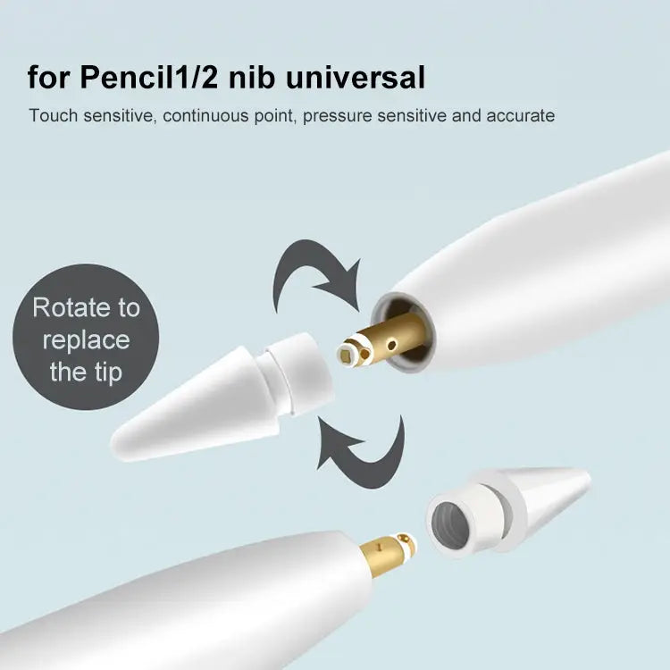 2 PCS Original Stylus Tip for Apple Pencil 1 / 2 Stylus Tip (2 PCS) - Stylus Tip (2 PCS)