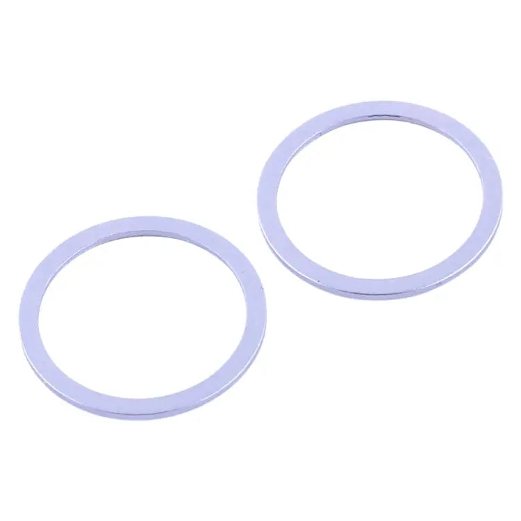 2 PCS Rear Camera Glass Lens Metal Protector Hoop Ring for iPhone 12 For iPhone 12 - For iPhone 12 / Purple