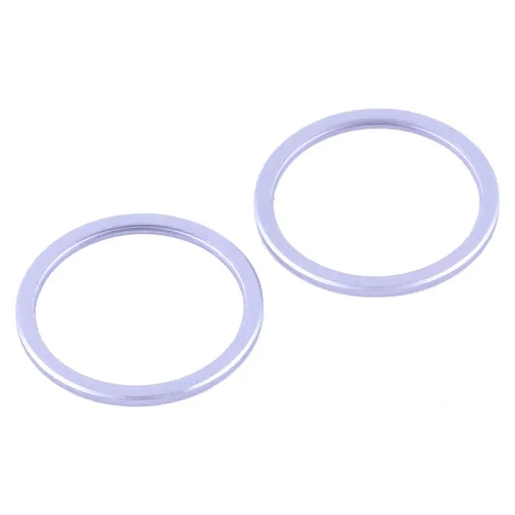 2 PCS Rear Camera Glass Lens Metal Protector Hoop Ring for iPhone 12 For iPhone 12 - For iPhone 12 / Purple