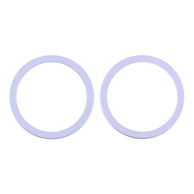2 PCS Rear Camera Glass Lens Metal Protector Hoop Ring for iPhone 12 For iPhone 12 - For iPhone 12 / Purple