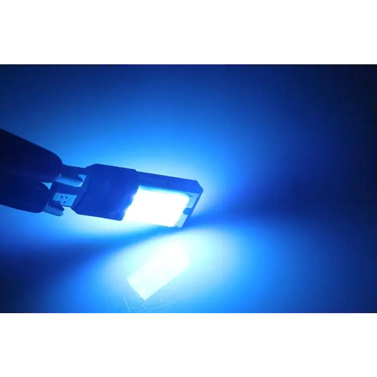2 PCS T10 3W 160-180LM 2 LED Ice Blue COB LED Decode Car Clearance Lights Lamp DC12V 2 LED COB LEDs COB LEDs