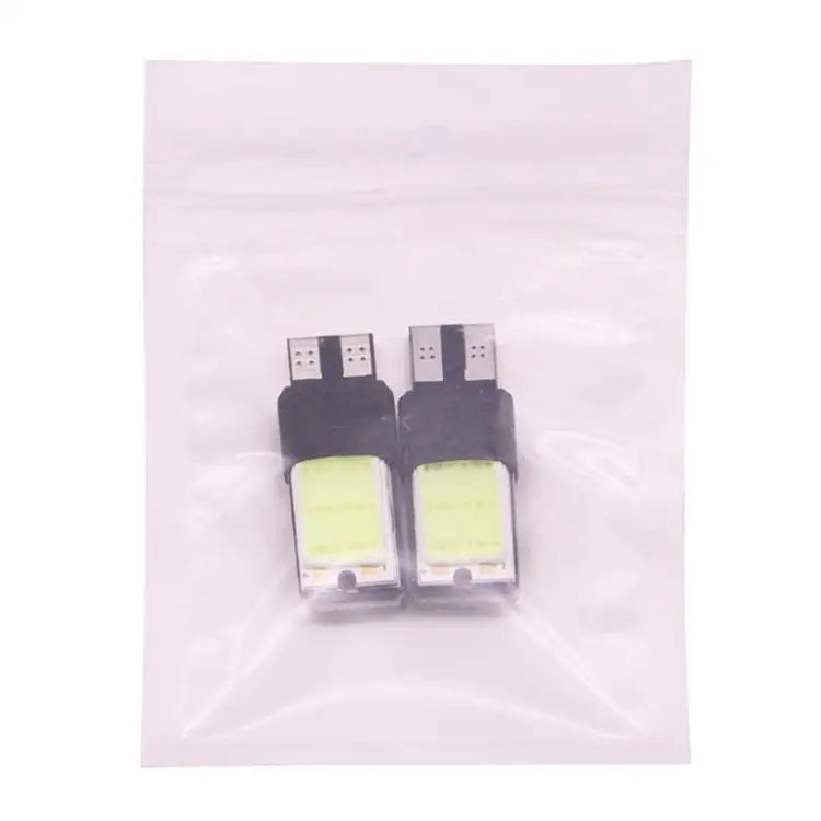 2 PCS T10 3W 160-180LM 2 LED Ice Blue COB LED Decode Car Clearance Lights Lamp DC12V 2 LED COB LEDs COB LEDs