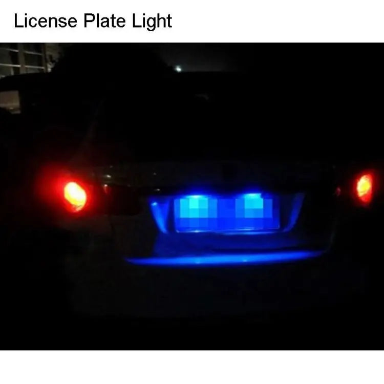 2 PCS T10 3W 160-180LM 2 LED Ice Blue COB LED Decode Car Clearance Lights Lamp DC12V 2 LED COB LEDs COB LEDs