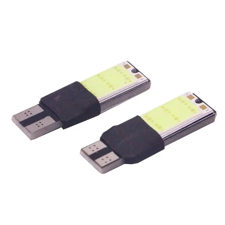 2 PCS T10 3W 160-180LM 2 LED Ice Blue COB LED Decode Car Clearance Lights Lamp DC12V 2 LED COB LEDs COB LEDs