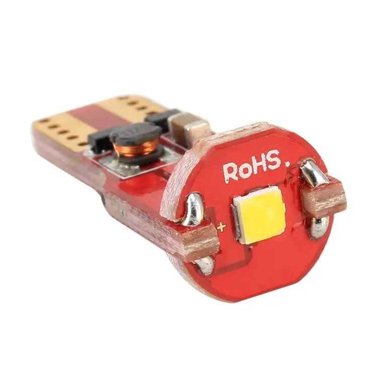 2 PCS T10 / W5W / 168 / 194 DC12V / 1.6W / 6000K / 130LM 3LEDs SMD-3030 Car Red Board Clearance Light 3LEDs SMD-3030