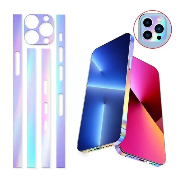2 Sets Dazzle Colour Luminous Side Frame Film