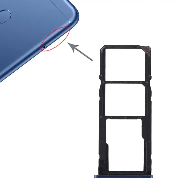 2 SIM Card Tray + Micro SD Card Tray for Huawei Honor Play 7C For Huawei Play 7C For Honor Play 7C - For Honor Play 7C