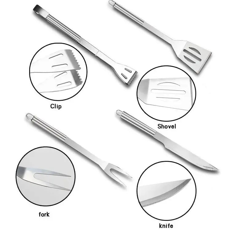 20 in 1 Outdoor Tableware Set Camping Barbecue Tableware Picnic Tool Set 20 in 1 - 20 in 1
