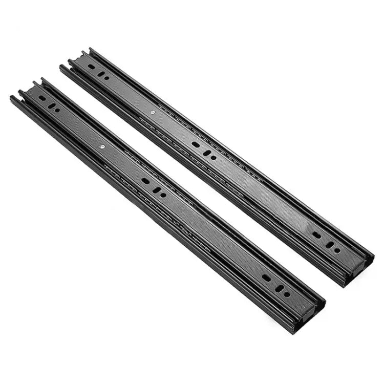 20 inches 3-section Mute Cold Rolled Steel Sliding Drawer Slides Ball Slide Rail Length: 50cm 20 inches (Cold Rolled