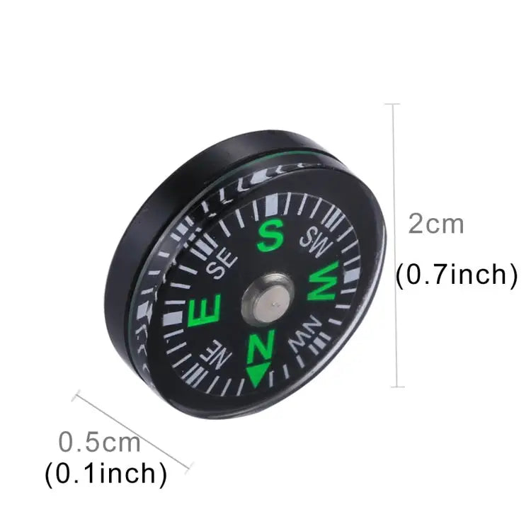 20 PCS 20mm Outdoor Sports Camping Hiking Pointer Guider Plastic Compass Hiker Navigation Random Color Delivery 20mm