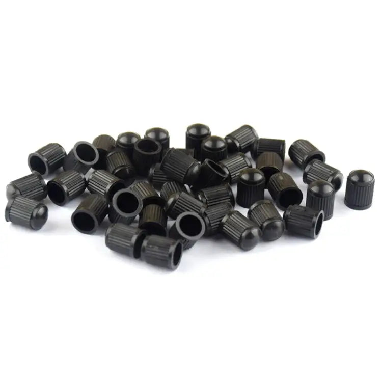 200 PCS Black Tire valve Dust Rubber Cap For Bicycle And Car Diameter: 10mm(Black) 200 PCS - 200 PCS