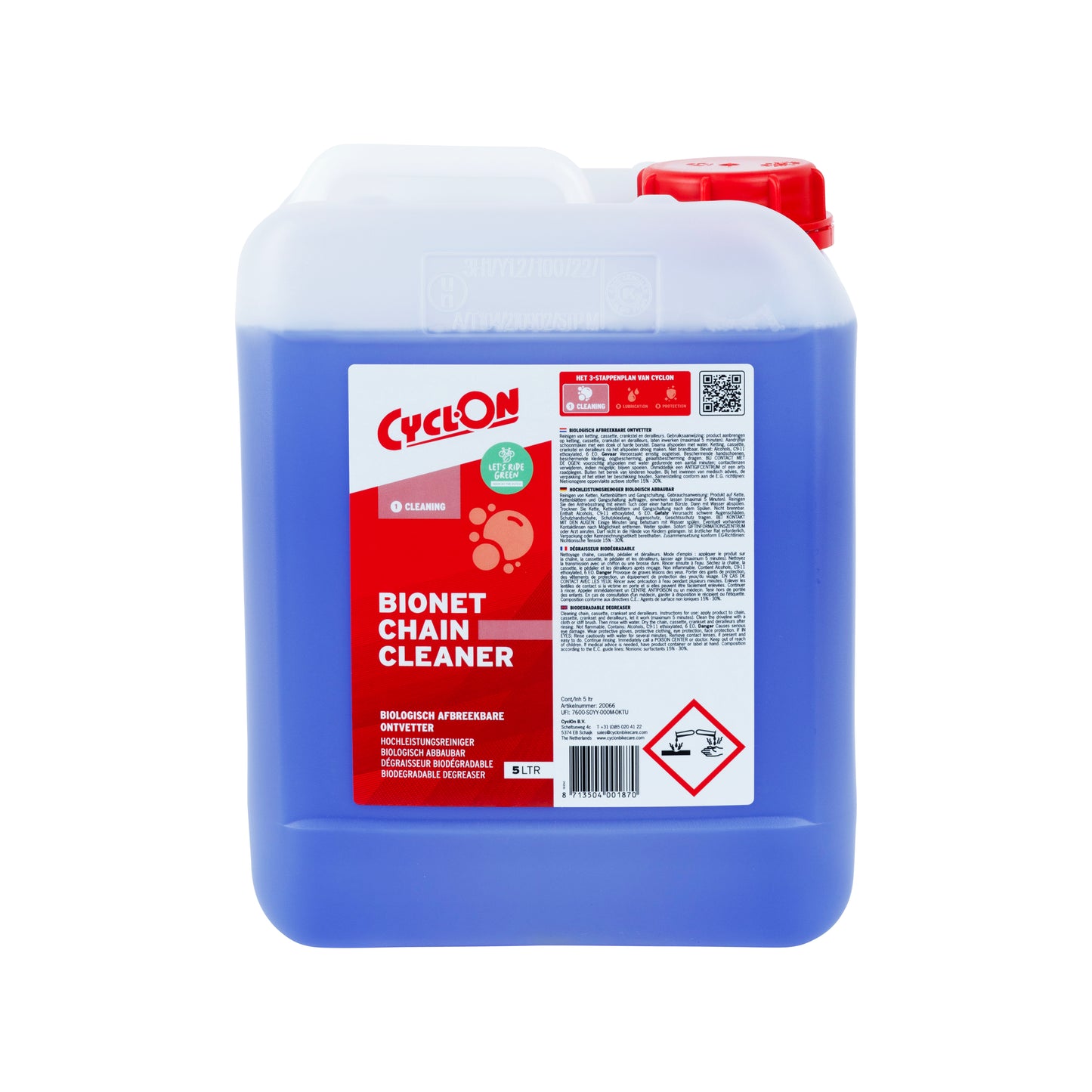 BD0305A Bionet Chain Cleaner - can 5 ltr