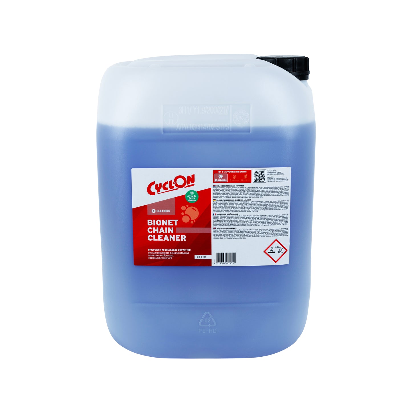 FB0201B Bionet Chain Cleaner - can 20 lt