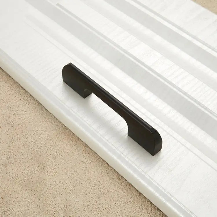 2049-128 Drawer Cabinet Door Aluminum Alloy Handle Straight Door Handle 2049-128 (Black) 2049-128 (White) - 2049-128
