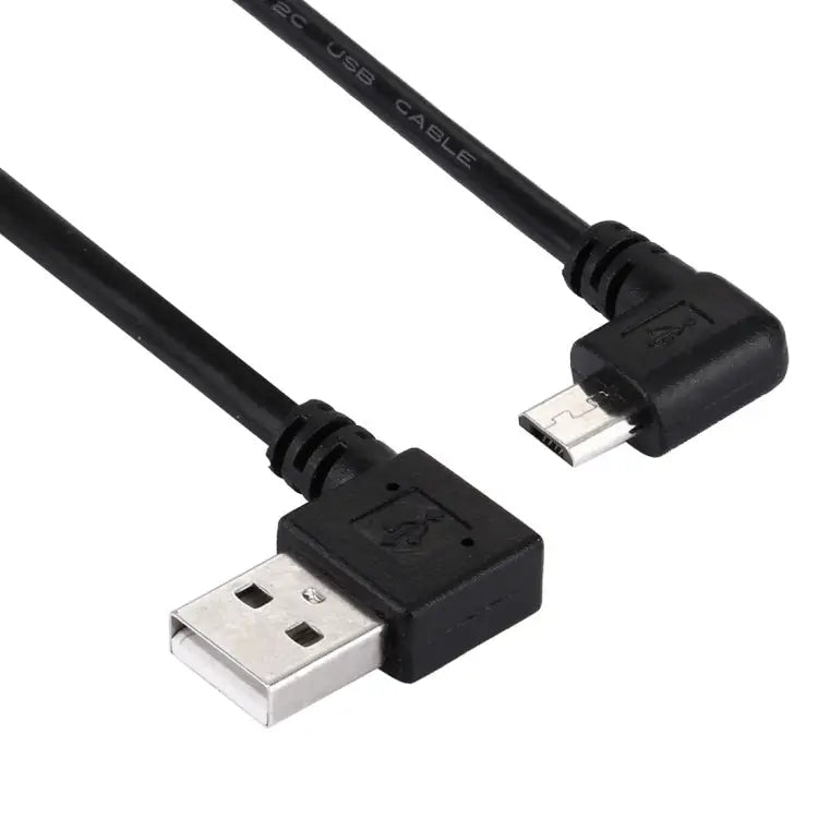 20cm USB 2.0 Right Turn Elbow to Micro USB Elbow Data Cable Right to Right - Right to Right