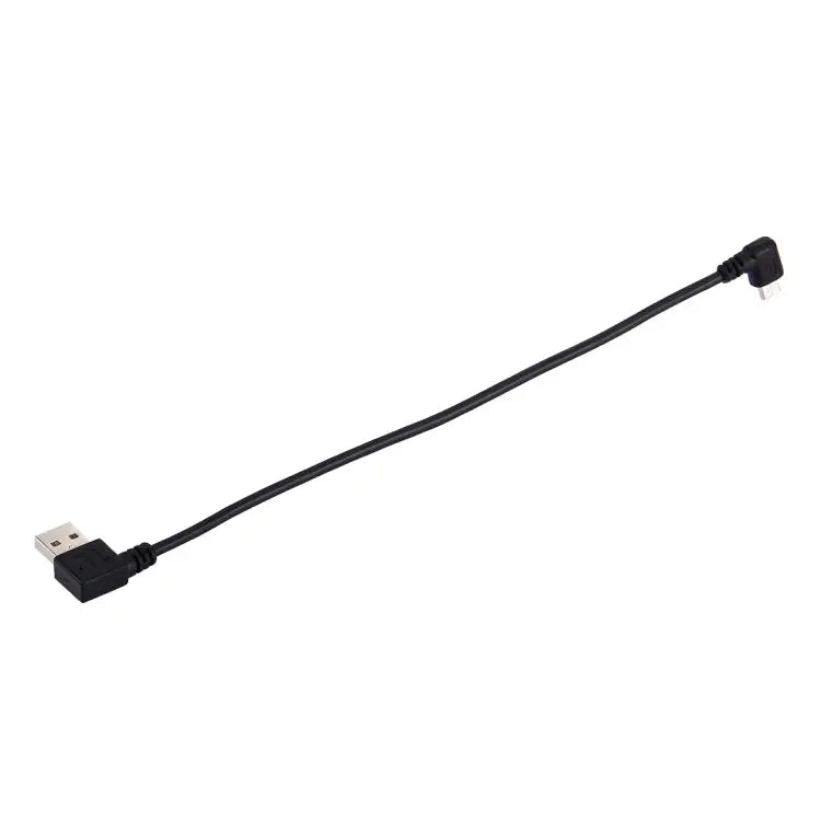 20cm USB 2.0 Right Turn Elbow to Micro USB Elbow Data Cable Right to Right - Right to Right