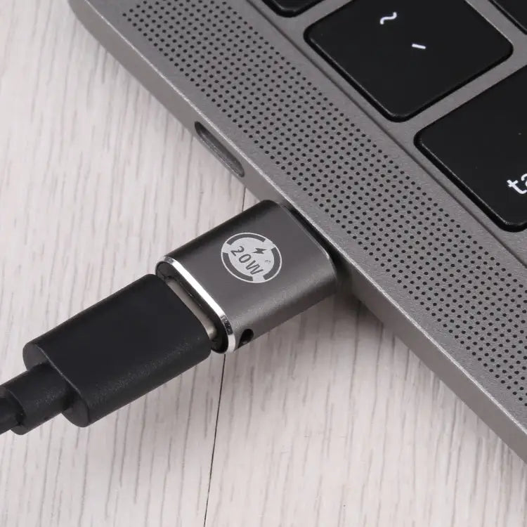 20W 8 Pin Male to USB-C / Type-C Female Straight Charging Adapter Straight - Straight