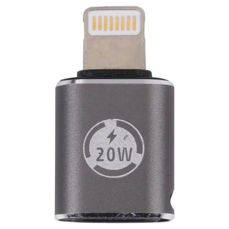 20W 8 Pin Male to USB-C / Type-C Female Straight Charging Adapter Straight - Straight