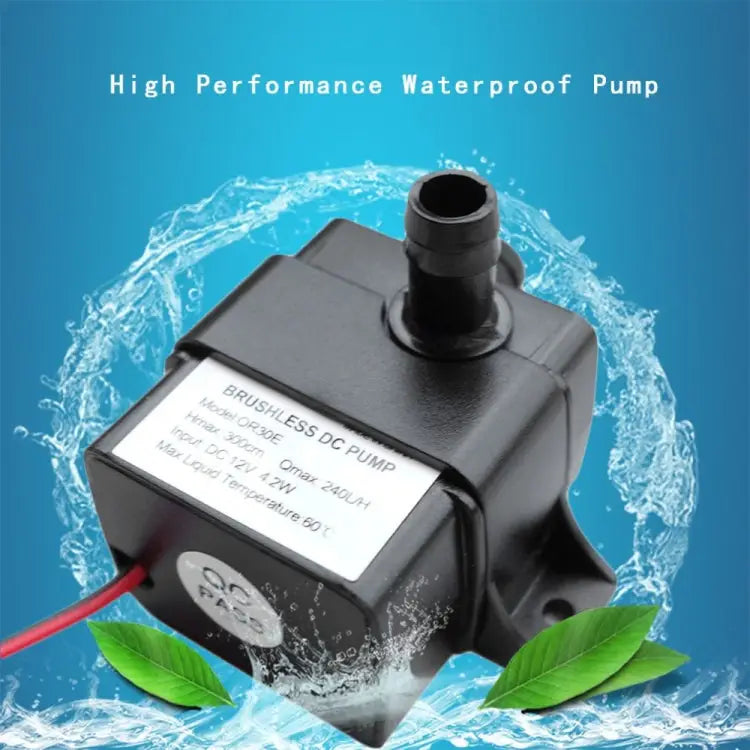240L/H Ultra-quiet Flow Rate Waterproof Brushless Pump Mini Submersible Water Pump Mini Submersible Water Pump - Mini