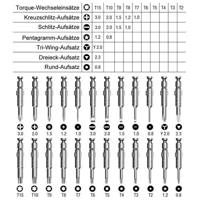 25 in 1 SHE-K Packaging Precision Electronics Screwdriver Set - 25 in 1