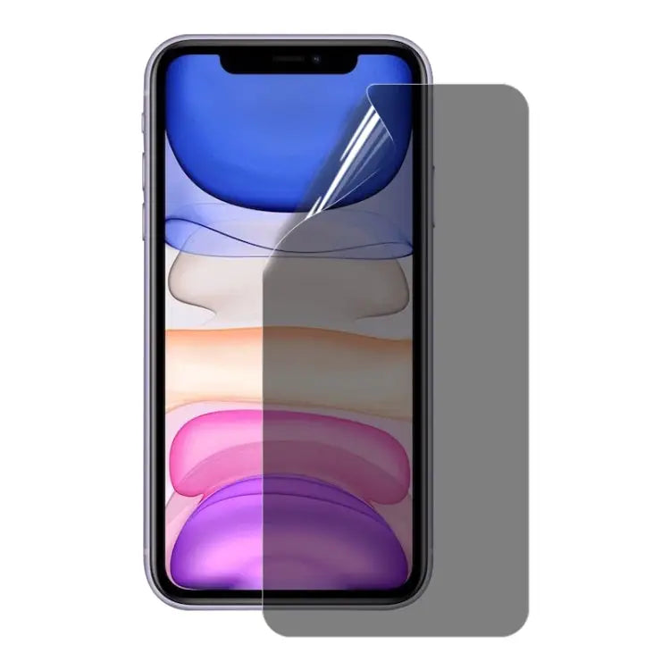 25 PCS 0.1mm 2.5D Full Cover Anti-spy Screen Protector Explosion-proof Hydrogel Film For iPhone 11 / XR (25 PCS)