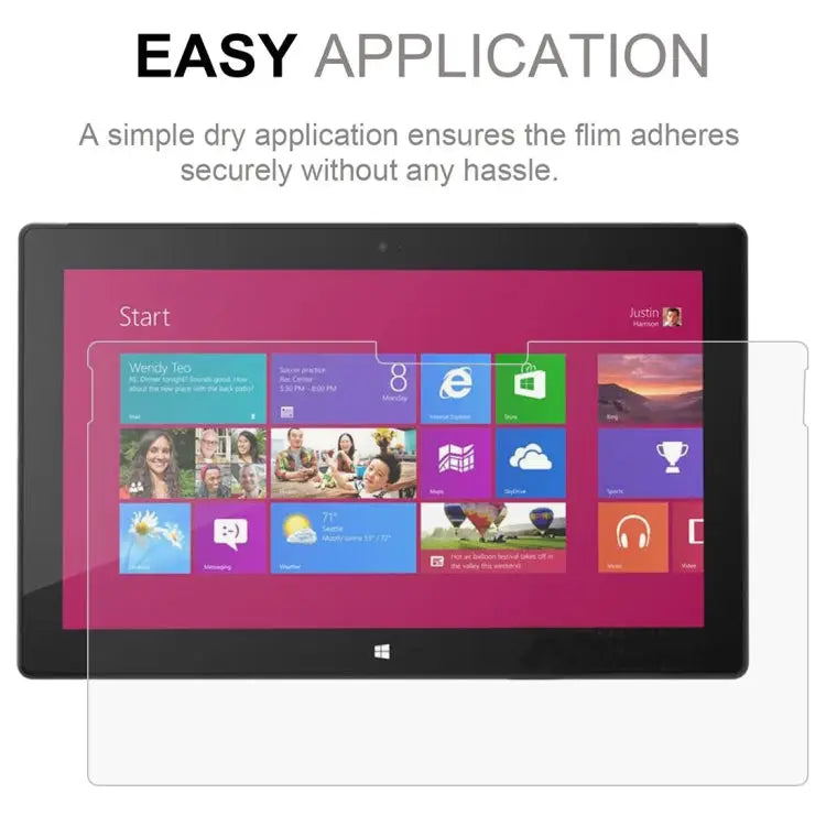 25 PCS 3H Professional Paper Textured Screen Film Pencil Sketch Film for Microsoft Surface Pro 4 / 5 / 6 / 7