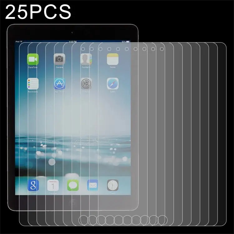 25 PCS 9H 2.5D Explosion-proof Tempered Glass Film For iPad 9.7 2018 / 2017 / Pro 9.7 / Air 2 / Air (25 PCS) - For iPad