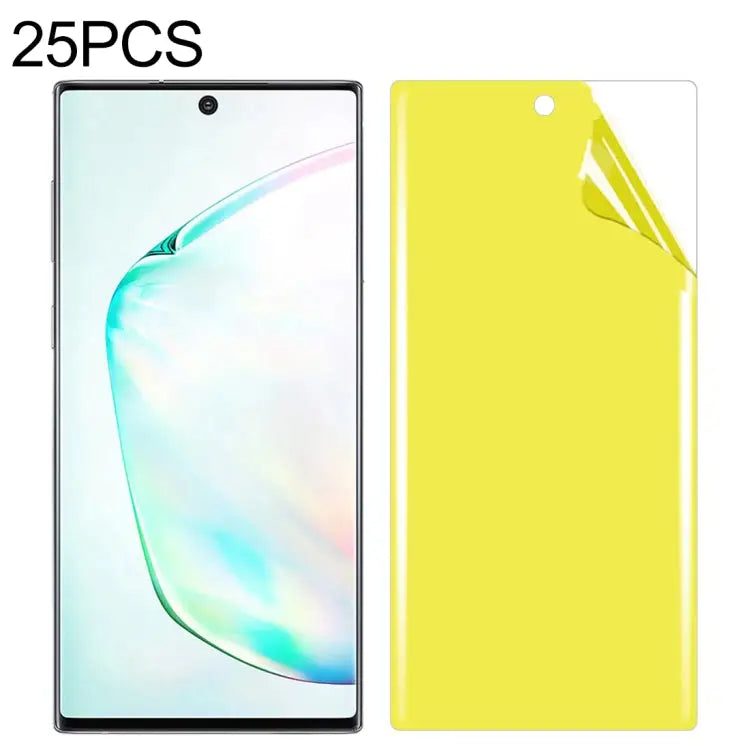 25 PCS For Galaxy Note 10 Soft TPU Full Coverage Front Screen Protector For Galaxy Note 10(25 PCS) - For Galaxy Note