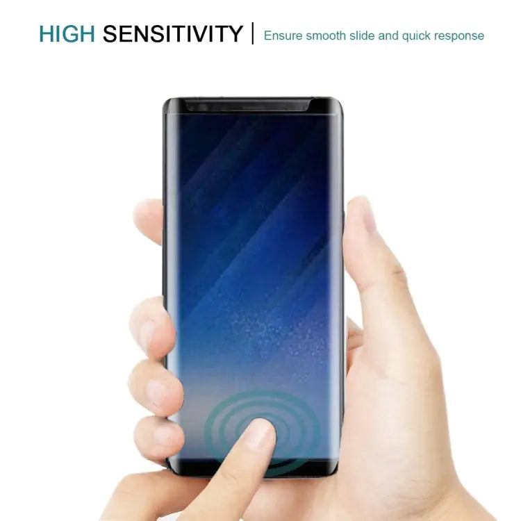 25 PCS For Galaxy Note 8 0.3mm 9H Surface Hardness 3D Curved Silk-screen Non-full Screen Tempered Glass Screen