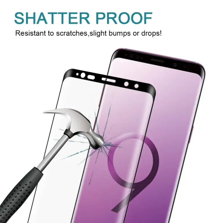 25 PCS For Galaxy Note9 0.3mm 9H Surface Hardness 3D Curved Edge Full Screen Tempered Glass Film - For Galaxy Note9