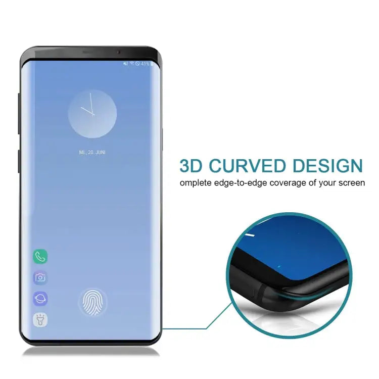 25 PCS For Galaxy S10 0.3mm 9H 3D Full Screen Tempered Glass Film Screen Fingerprint Unlocking is Supported
