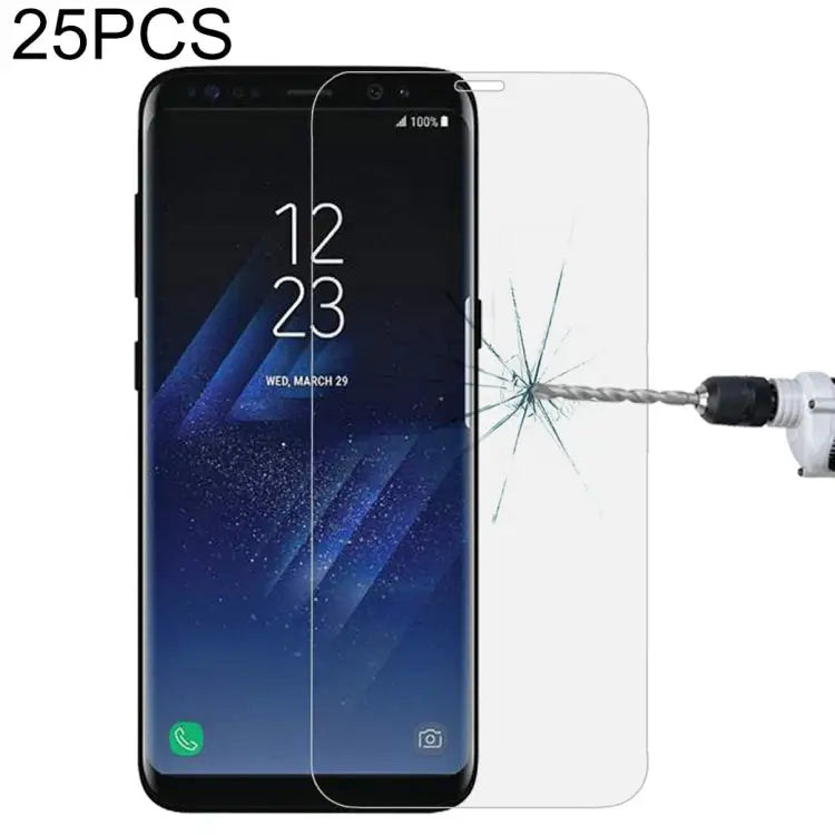 25 PCS For Galaxy S8 Full Screen Tempered Glass Screen Protector For Galaxy S8 - For Galaxy S8