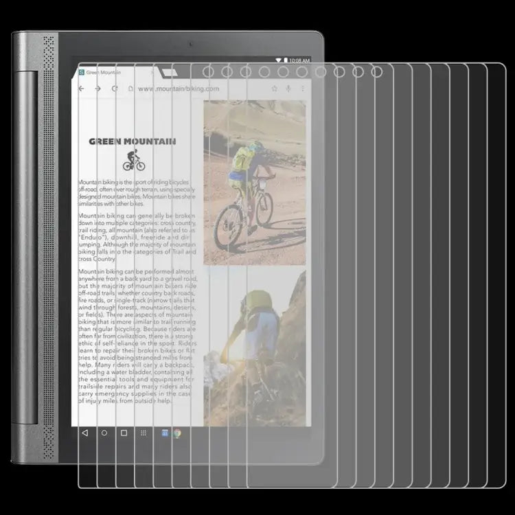 25 PCS For Lenovo Yoga Tab3 Pro-X90Y 10.1 9H 0.3mm Explosion-proof Tempered Glass Film For Lenovo Yoga Tab3 Pro-X90Y