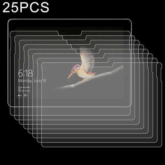 25 PCS For Microsoft Surface Go 2 9H 2.5D Explosion-proof Tempered Glass Film For Microsoft Surface Go 2 (25 PCS)