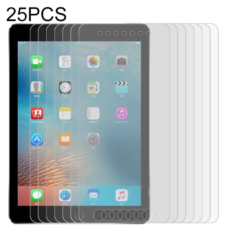 25 PCS Full Screen HD PET Screen Protector For iPad 4 / 3 / 2 For iPad 9.7 (2018) & (2017) For iPad mini 3 / 2 / 1