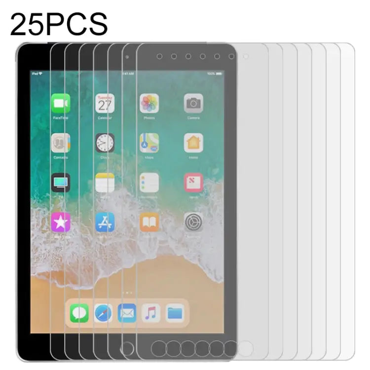 25 PCS Full Screen HD PET Screen Protector For iPad 4 / 3 / 2 For iPad 9.7 (2018) & (2017) For iPad mini 3 / 2 / 1