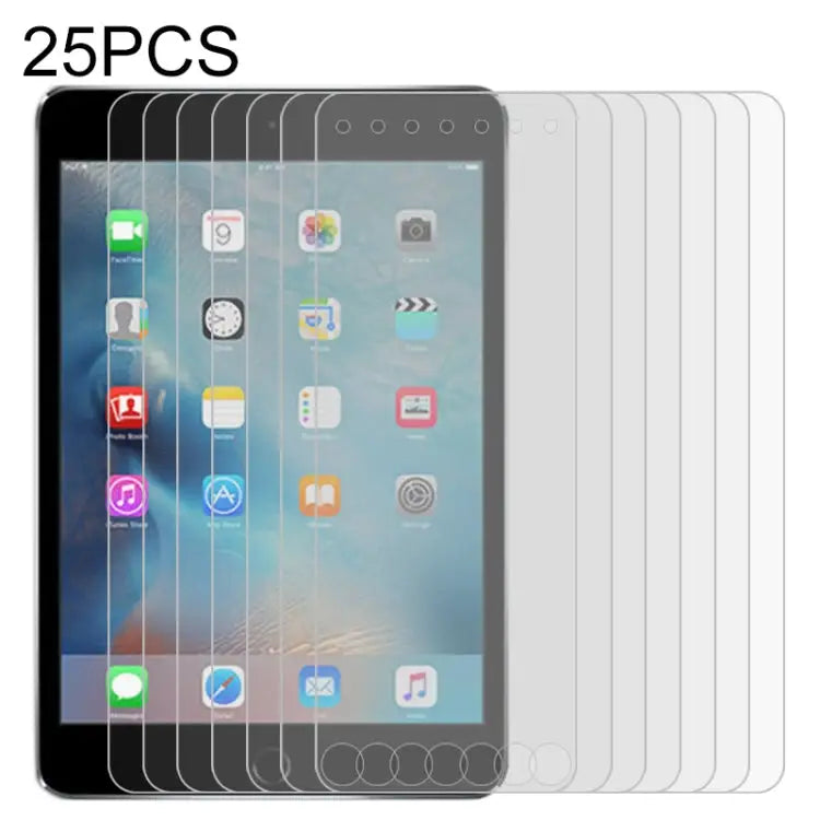 25 PCS Full Screen HD PET Screen Protector For iPad 4 / 3 / 2 For iPad 9.7 (2018) & (2017) For iPad mini 3 / 2 / 1