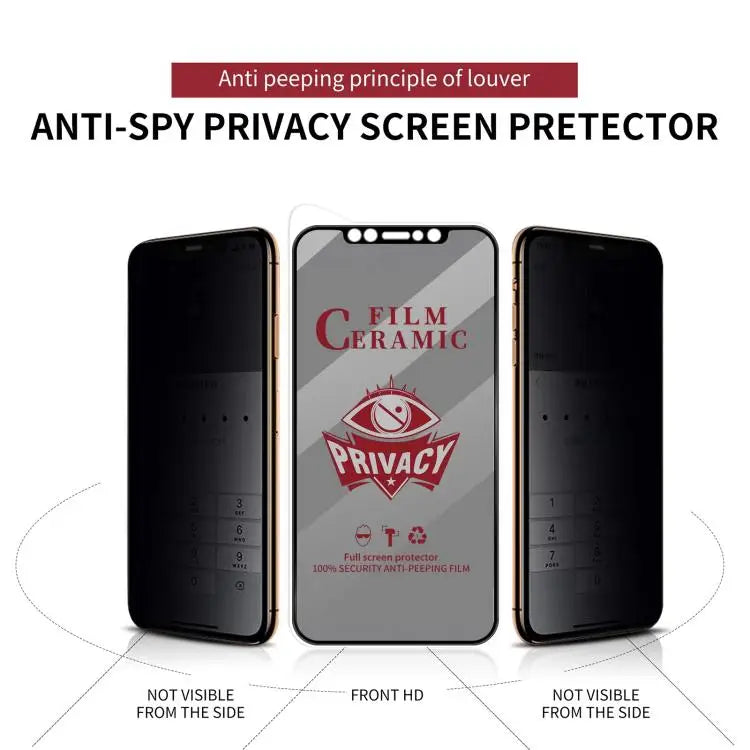 25pcs Full Coverage HD Privacy Ceramic Film - Apple Accessories