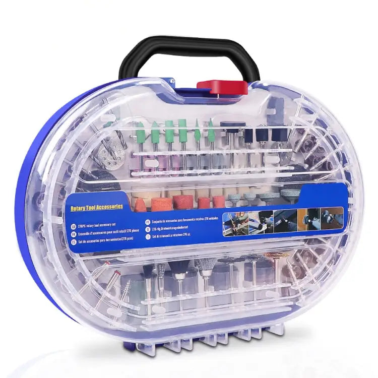 276 PCS/Set Hilda KSDMPJ-3 Polishing Rotary Tool Bit Set Electric Grinding Accessories 276 PCS/Set - 276 PCS/Set