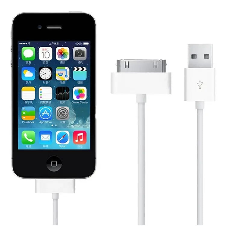 2m USB Double Sided Sync Data / Charging Cable For iPhone 4 & 4S / iPhone 3GS / 3G / iPad 3 / iPad 2 / iPad / iPod